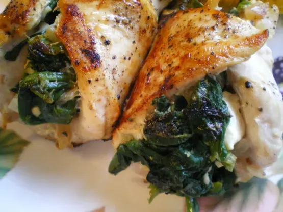 Spinach and Feta Stuffed Chicken