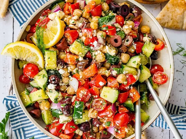 Greek Chickpea Salad