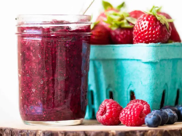 Chia Seed Jam With Berries