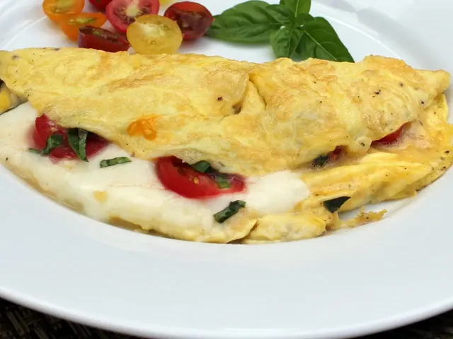 Tomato and Fresh Mozzarella Omelet