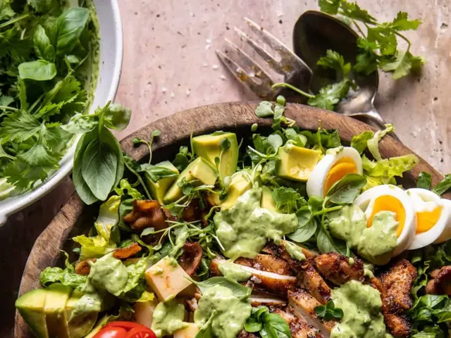 Chicken Cobb Salad with Avocado Ranch