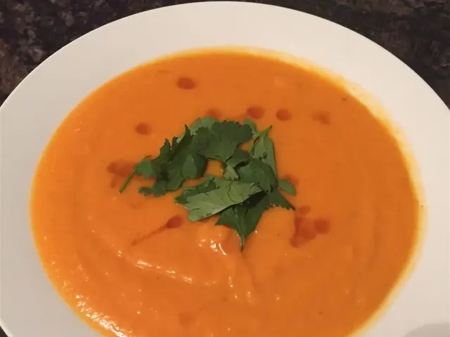 Spicy Sweet Potato and Coconut Soup