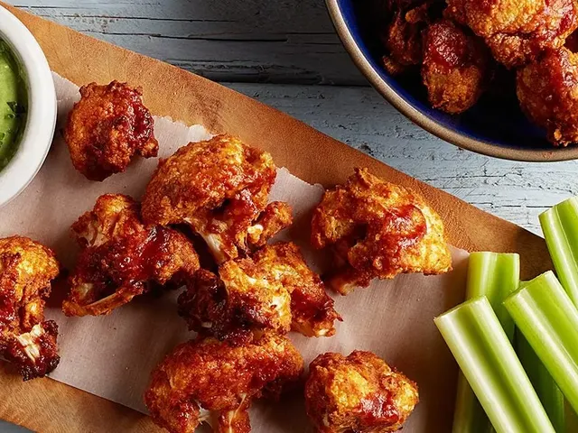 Crispy Buffalo Cauliflower Bites