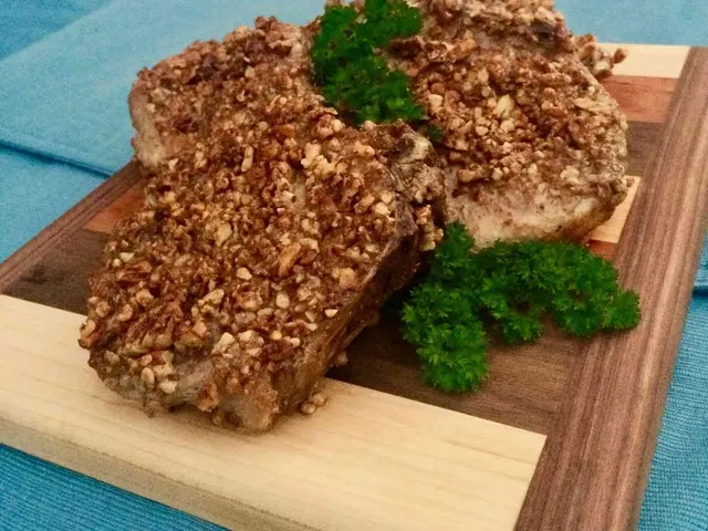 Keto Pecan-Crusted Pork Chops in the Air Fryer