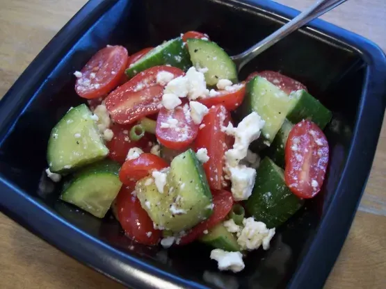 Greek Cucumber Summer Salad