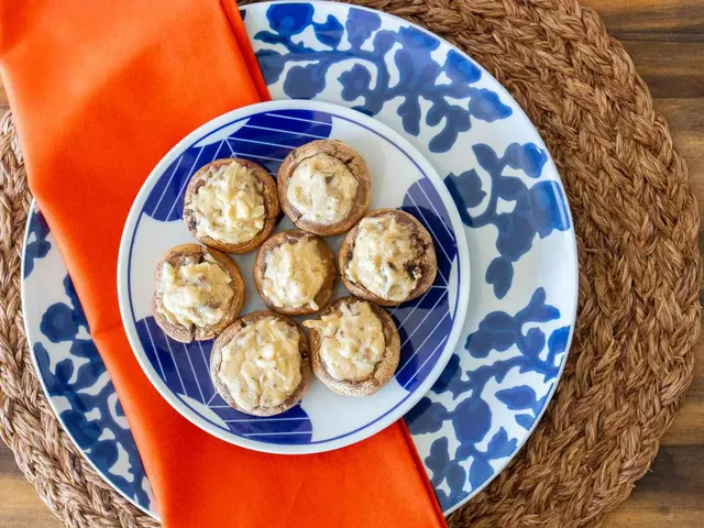 Vegan Stuffed Mushrooms