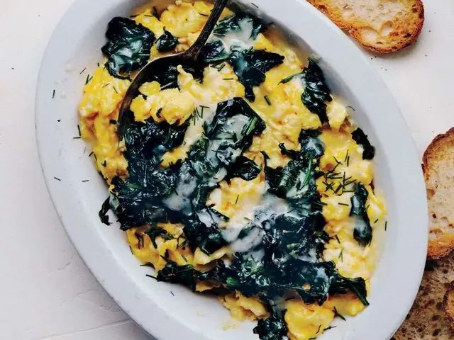 Scrambled Eggs Florentine