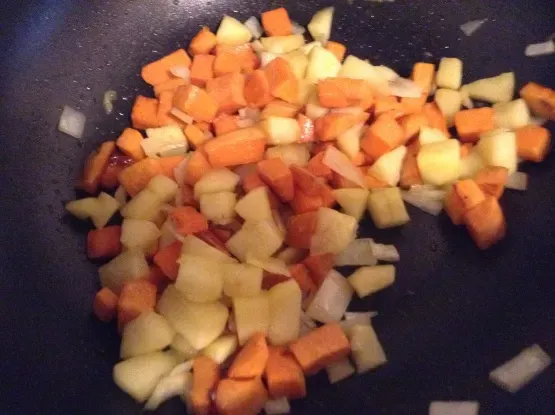 Sweet Potato and Apple Hash