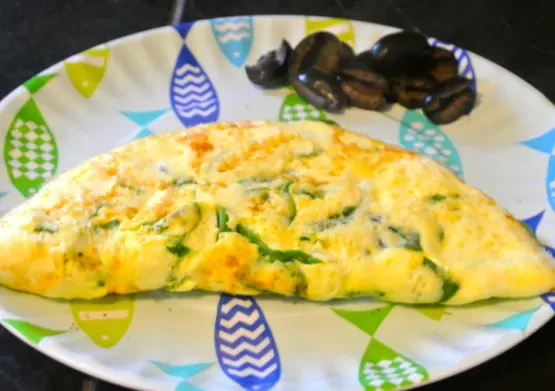 Spinach and Feta Omelet (Ww)