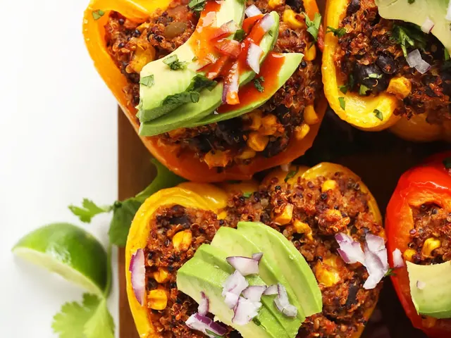 Mexican Quinoa Stuffed Peppers