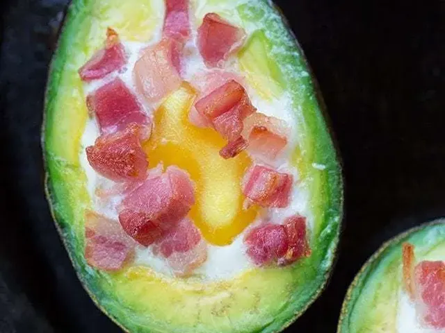 Bacon & Eggs Baked Avocado