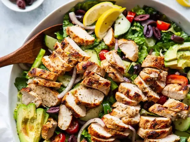 Greek Chicken Salad {Paleo, Whole30, Keto}