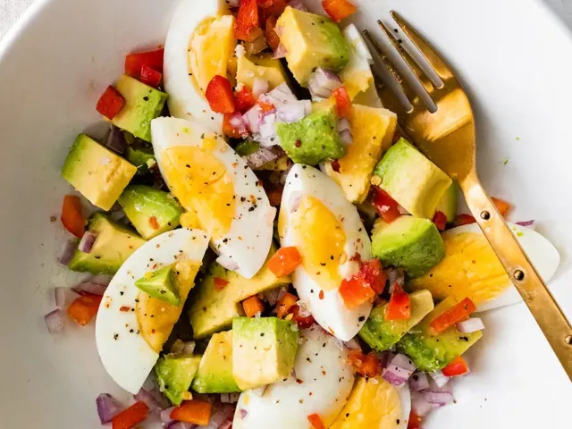 Hard Boiled Egg and Avocado Bowl