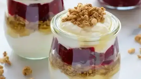 Leftover Cranberry Sauce Parfait