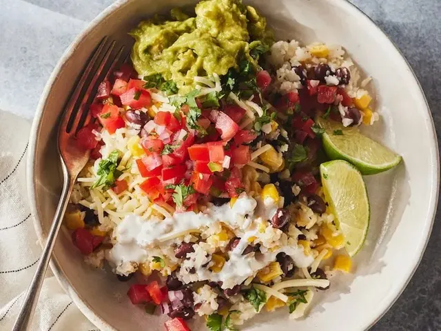 Cauliflower Rice Veggie Burrito Bowl