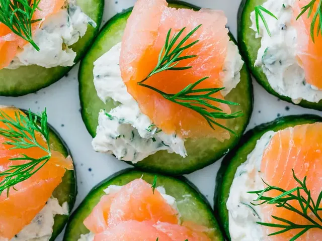 Smoked Salmon & Cucumber Appetizer