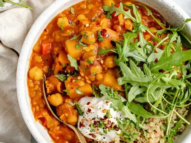 Moroccan Chickpea Stew in the Slow Cooker