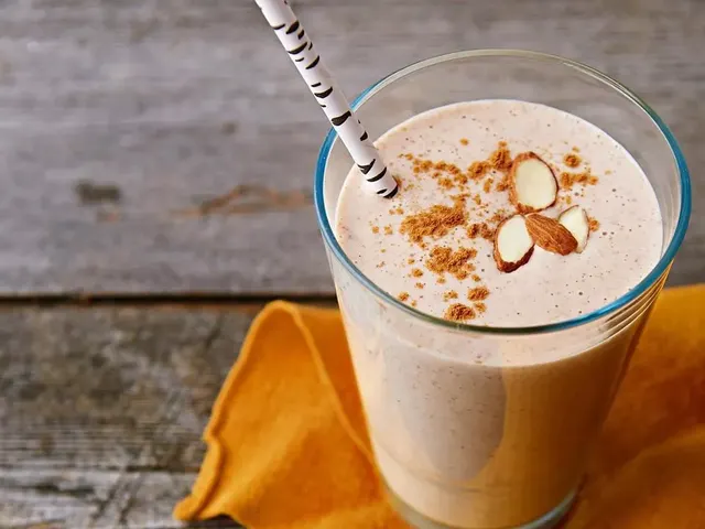 Almond Butter & Banana Protein Smoothie