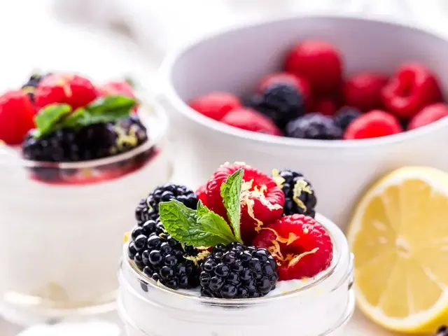 Berry Lemon Whipped Yogurt Parfaits