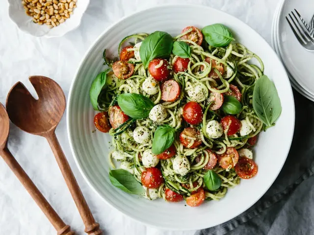 Zucchini Noodle Caprese