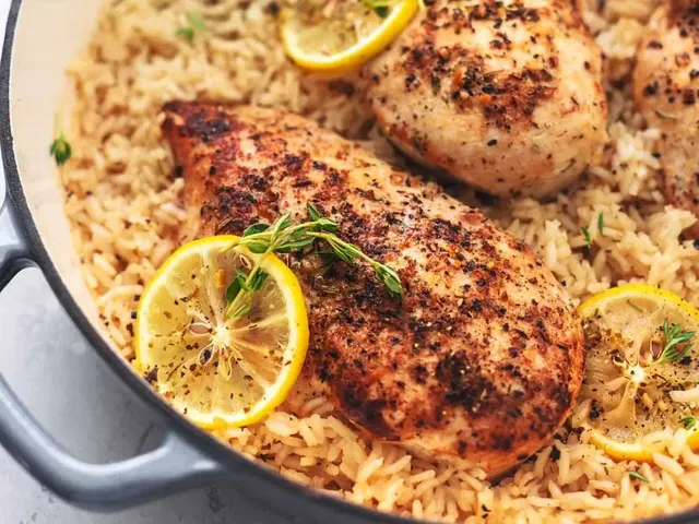 One Pot Lemon Herb Chicken & Rice