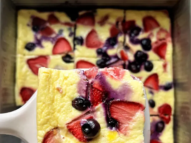 Easy Breakfast Berry Yogurt Bake