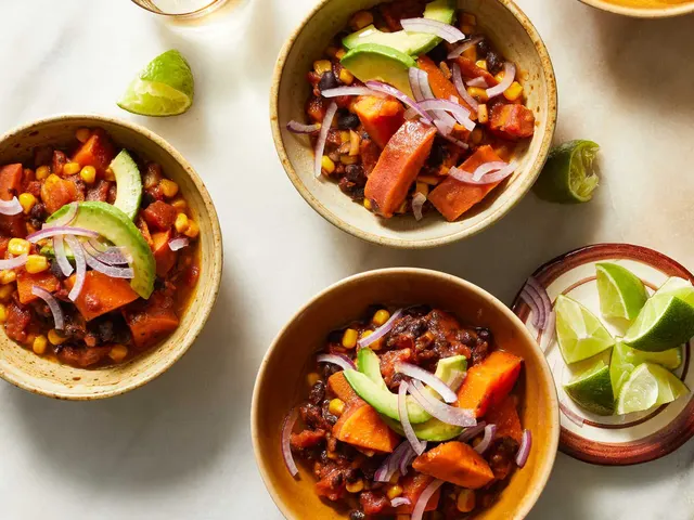 Spicy Black Bean and Sweet Potato Chili