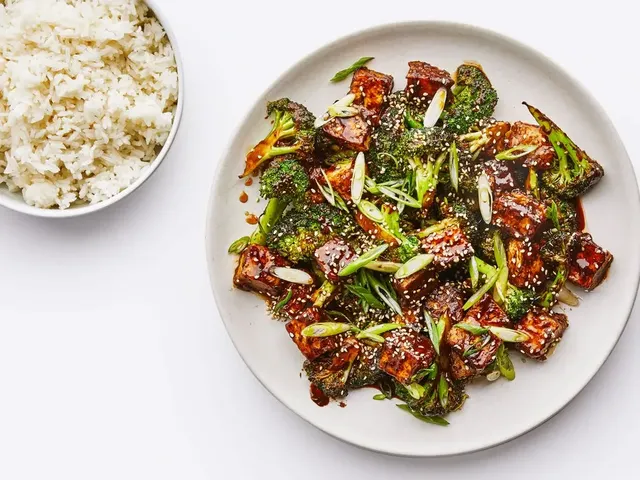 Sesame Tofu With Broccoli