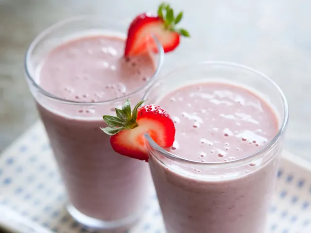Strawberry Almond Butter Smoothie