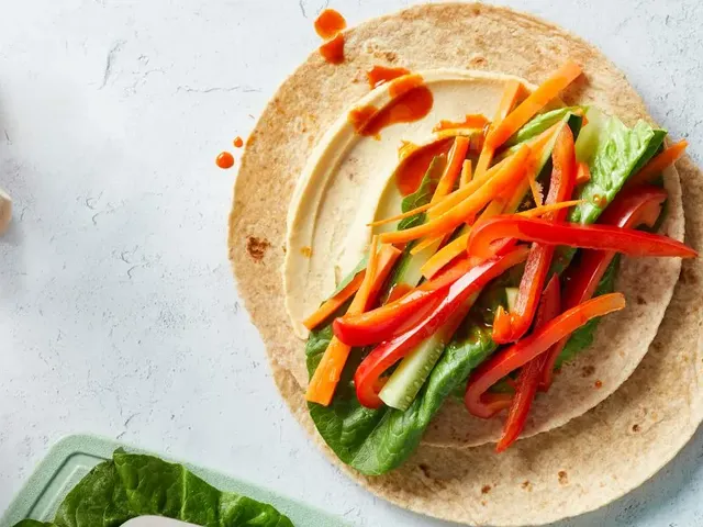 Super-Simple Hummus Veggie Wraps