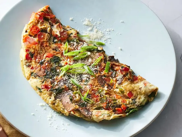 Spinach Mushroom Omelet