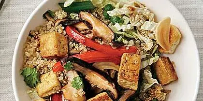 Asian Stir-Fry Quinoa Bowl