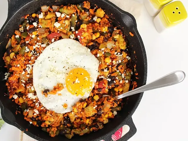 Sweet Potato Rice Mexican Breakfast Skillet