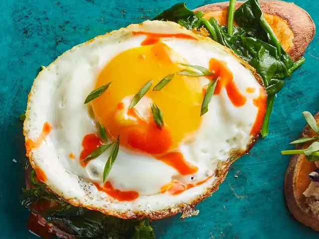 Spinach & Egg Sweet Potato Toast
