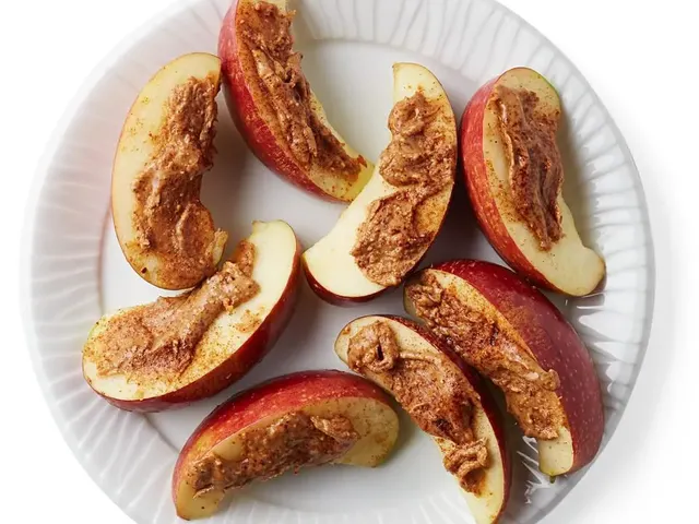 Apple with Cinnamon Almond Butter