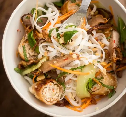 Vietnamese Rice Noodle Salad