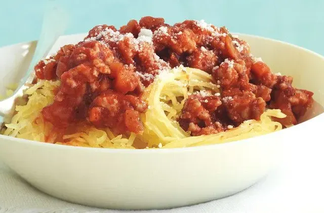 Quick Turkey Bolognese with Spaghetti Squash