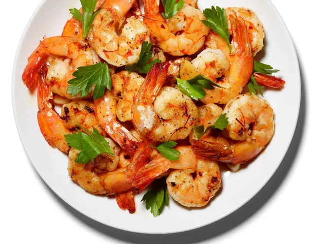 Sautéed Shrimp With Garlic and Saffron