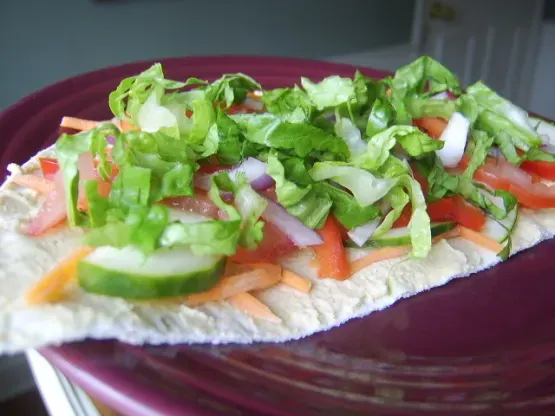 Hummus and Veggie Wrap