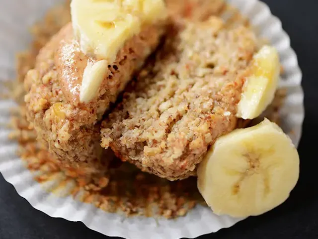 Banana Almond Meal Muffins (Gluten-Free + Vegan)