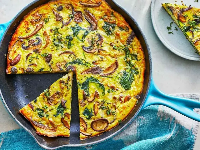 Spinach and Mushroom Frittata