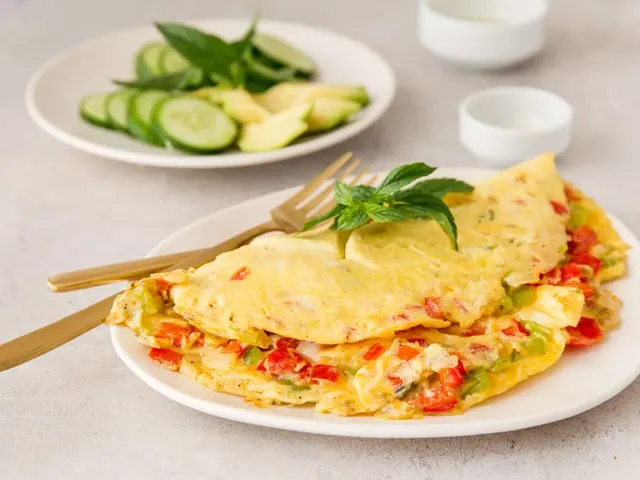 Bell Pepper Vegetarian Omelet