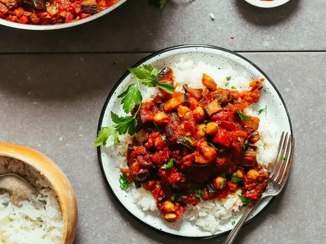 Moroccan-Spiced Eggplant and Tomato Stew