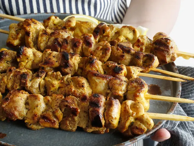 Chicken-Thigh Kebabs With Turmeric, Chile and Saffron