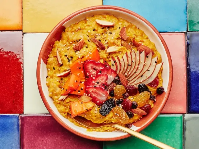 Seedy Sweet Potato Oatmeal