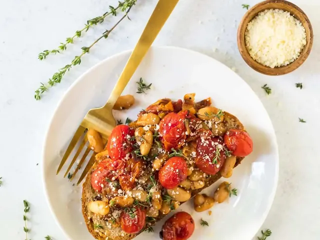 Tuscan White Bean Tomato Toasts