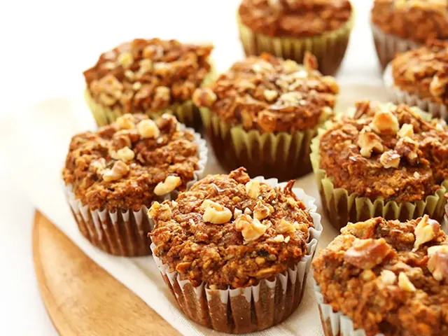 1-Bowl Carrot Apple Muffins (Vegan + GF)