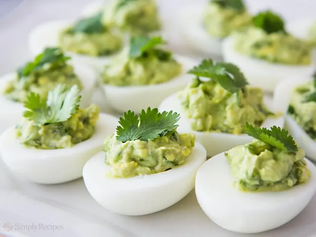 Avocado Deviled Eggs