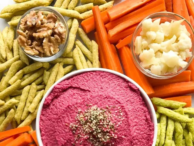 Chickpea-less Beet Hummus (oil-free)