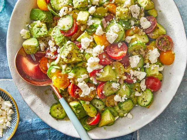 Cucumber-Tomato-Avocado Salad